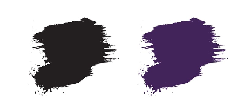 Vector grunge decoration isolated brush line