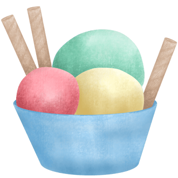colorful ice cream png