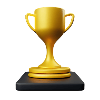 award 3d rendering icon illustration png