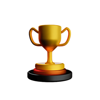 award 3d rendering icon illustration png