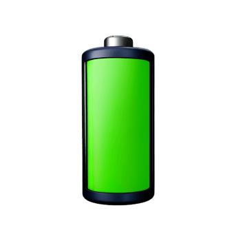 battery 3d rendering icon illustration png