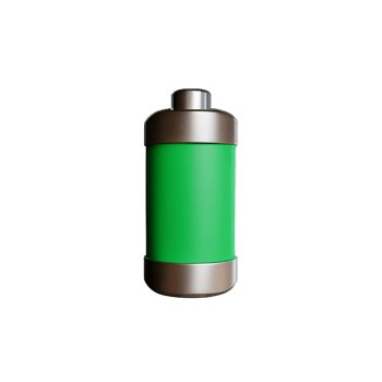 battery 3d rendering icon illustration png