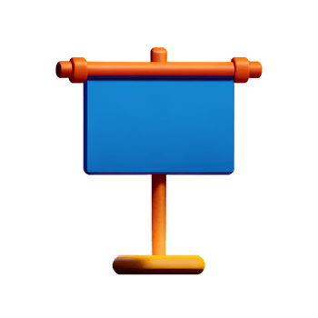 board 3d rendering icon illustration png