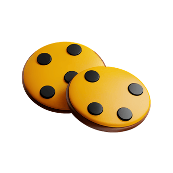 cookies 3d rendering icon illustration png