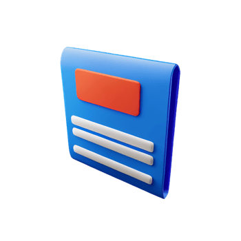 newspaper 3d rendering icon illustration png