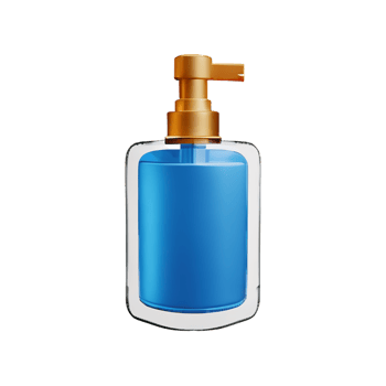 perfume 3d rendering icon illustration png