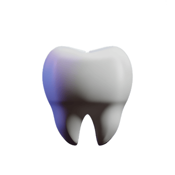 teeth 3d rendering icon illustration png