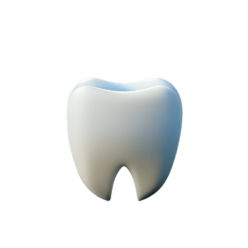teeth 3d rendering icon illustration png