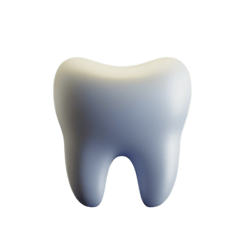 teeth 3d rendering icon illustration png