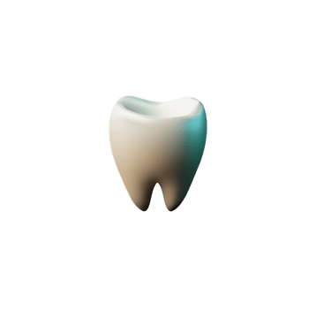 teeth 3d rendering icon illustration png