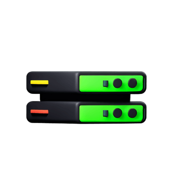 server 3d rendering icon illustration png