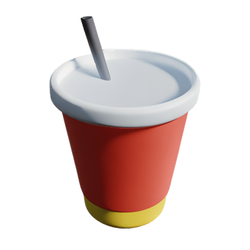bubble tea 3d rendering icon illustration png