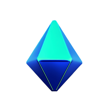 crystal 3d rendering icon illustration png