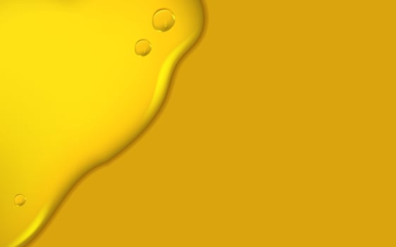 Set of liquid golden drops of water, honey or oil. Collagen cosmetic essence. Organic serum or argan bubbles. Falling gasoline yellow droplet. vector