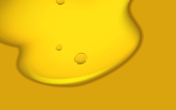 Set of liquid golden drops of water, honey or oil. Collagen cosmetic essence. Organic serum or argan bubbles. Falling gasoline yellow droplet. vector
