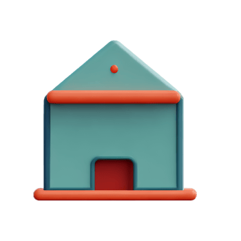 warehouse 3d rendering icon illustration png