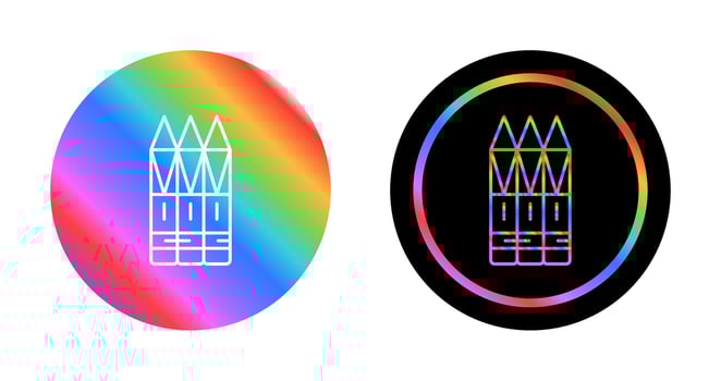 Crayons Vector Icon
