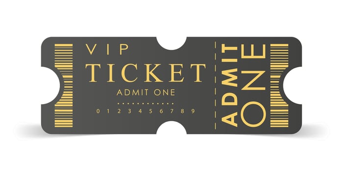 VIP Modern elegant ticket card illustration template. illustration. vector