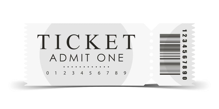 Ticket design. Ticket design template. . vector
