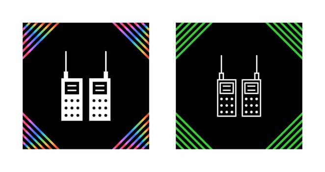 Walkie Talkie Vector Icon