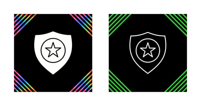 Police Badge Vector Icon