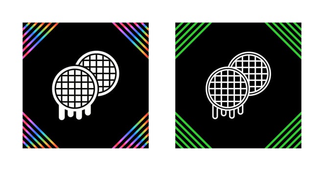 Waffle Vector Icon