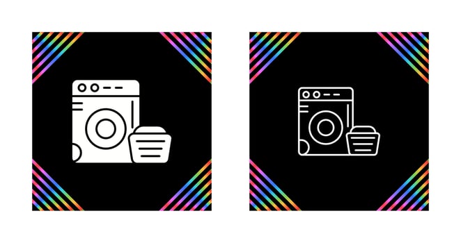 Washing Machine Vector Icon