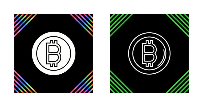 Bitcoin Vector Icon
