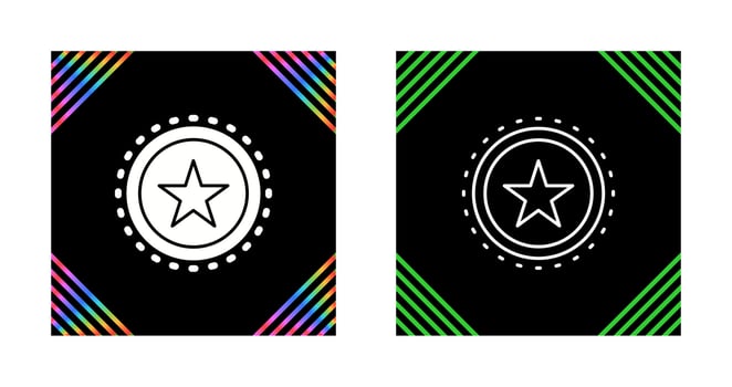 Sticker Vector Icon