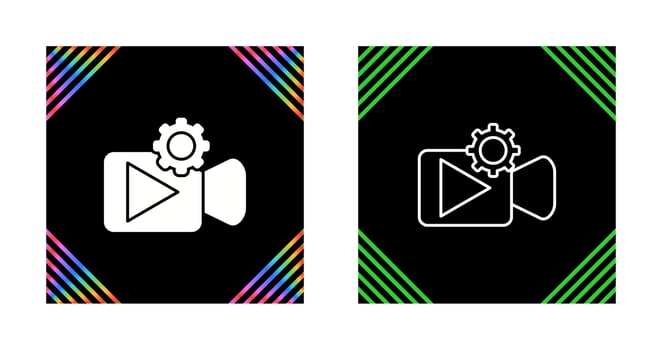 Video Mange Vector Icon