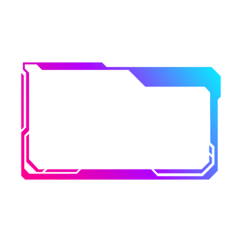 Hud frames futuristic frame. gradient Futuristic text frame. scifi frame hud. gradient hud futuristic frame. scifi digital screen border. png