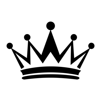 Beautiful Crown Silhouette - Generative Ai png