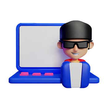 hacker 3d rendering icon illustration png