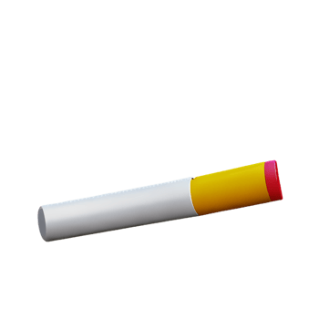 cigarette 3d rendering icon illustration png