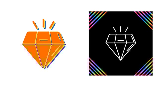 Diamond Vector Icon