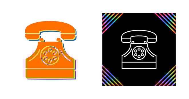 Telephone Vector Icon