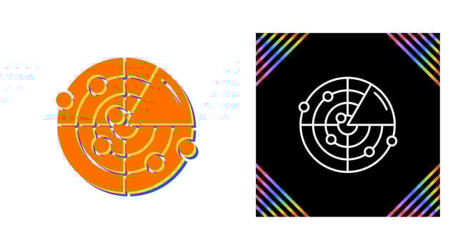 Radar Vector Icon