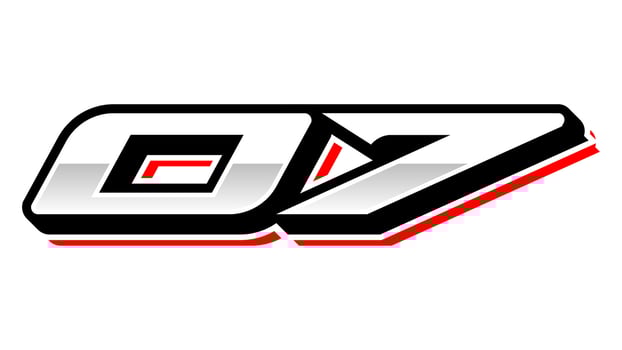 Simple And Shiny Decal Number Seven Vector Clipart Design