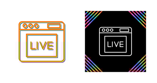 Live Vector Icon