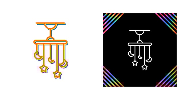 Crib Toy Vector Icon