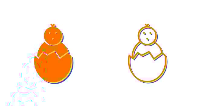 Hatched Egg Vector Icon