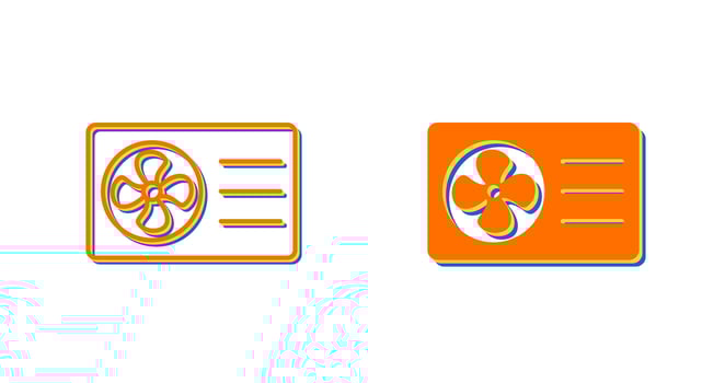 AC Outside Unit Vector Icon