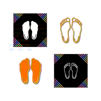 Feet Vector Icon