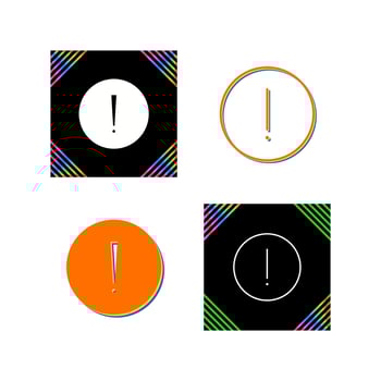 Warning Sign Vector Icon