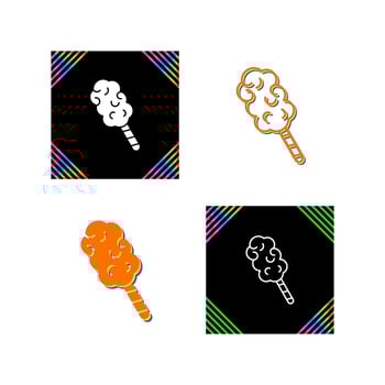 Cotton Candy Vector Icon