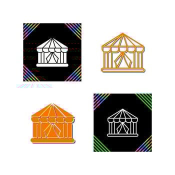 Circus Tent Vector Icon