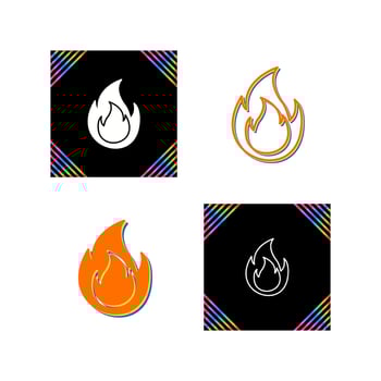 Flame Vector Icon