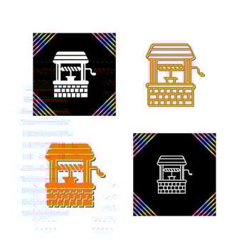 Water Well Vector Icon