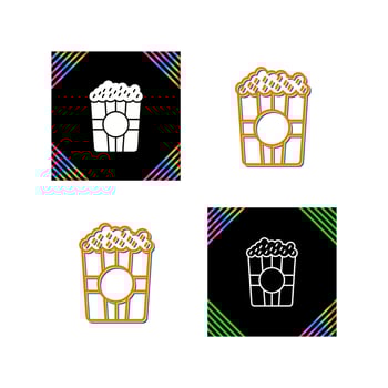 Popcorn Vector Icon