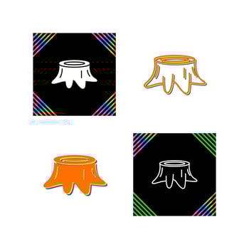 Stump Vector Icon